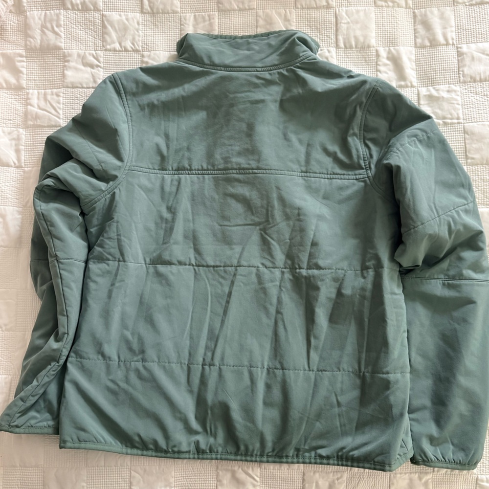 The North Face Olive Green light fill Snap Pullover - Picture 2 of 4